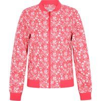 Leichte Bomberjacke mit Blumenmuster