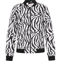 Zip-Up mit markantem Zebramuster