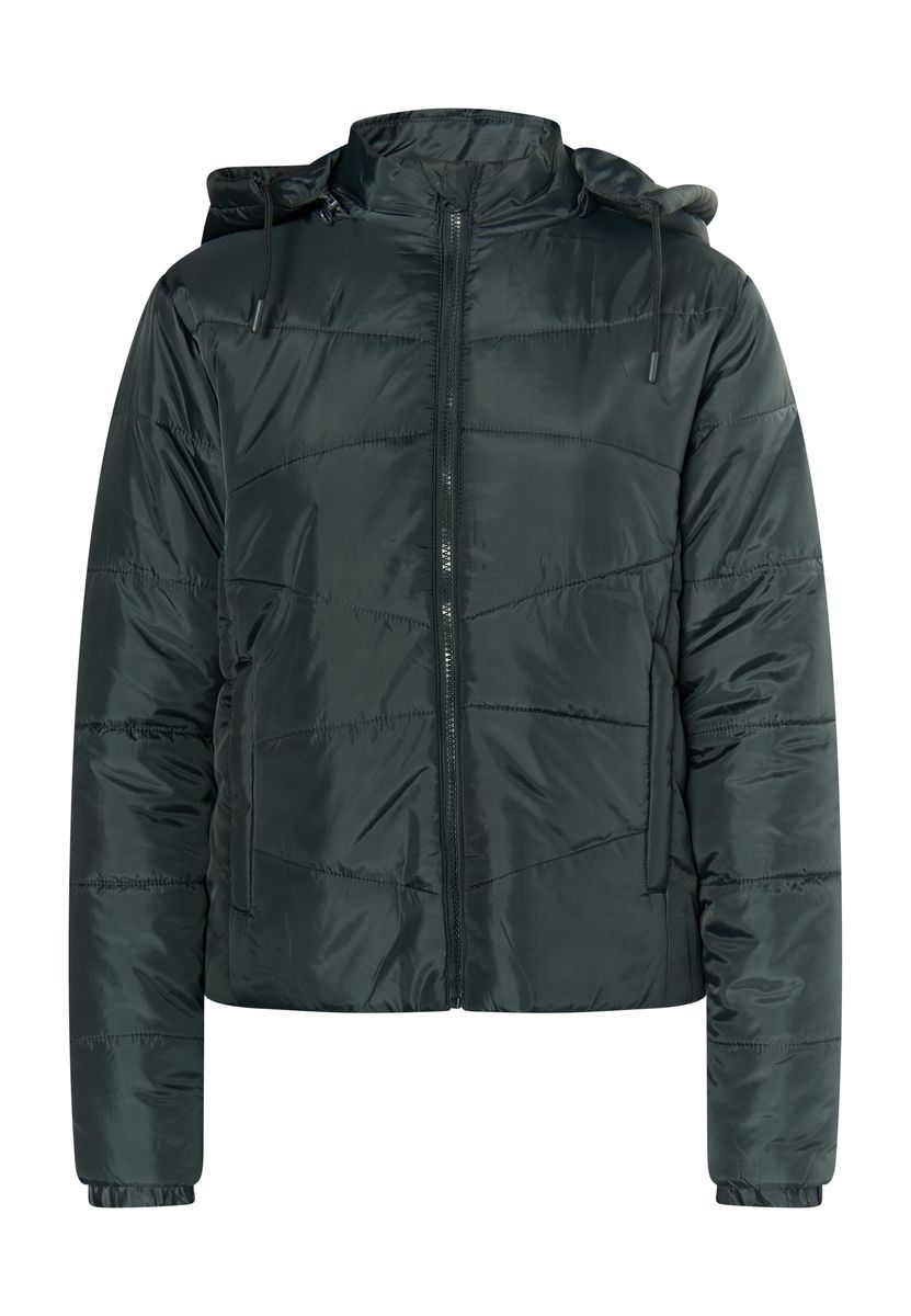 Leicht wattierte Steppjacke mit Kapuze