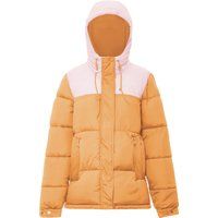Zweifarbige Steppjacke mit Kapuze