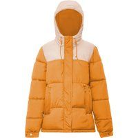 Zweifarbige Steppjacke mit Kapuze
