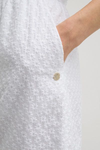 A-Linien-Rock mit floraler Stickerei