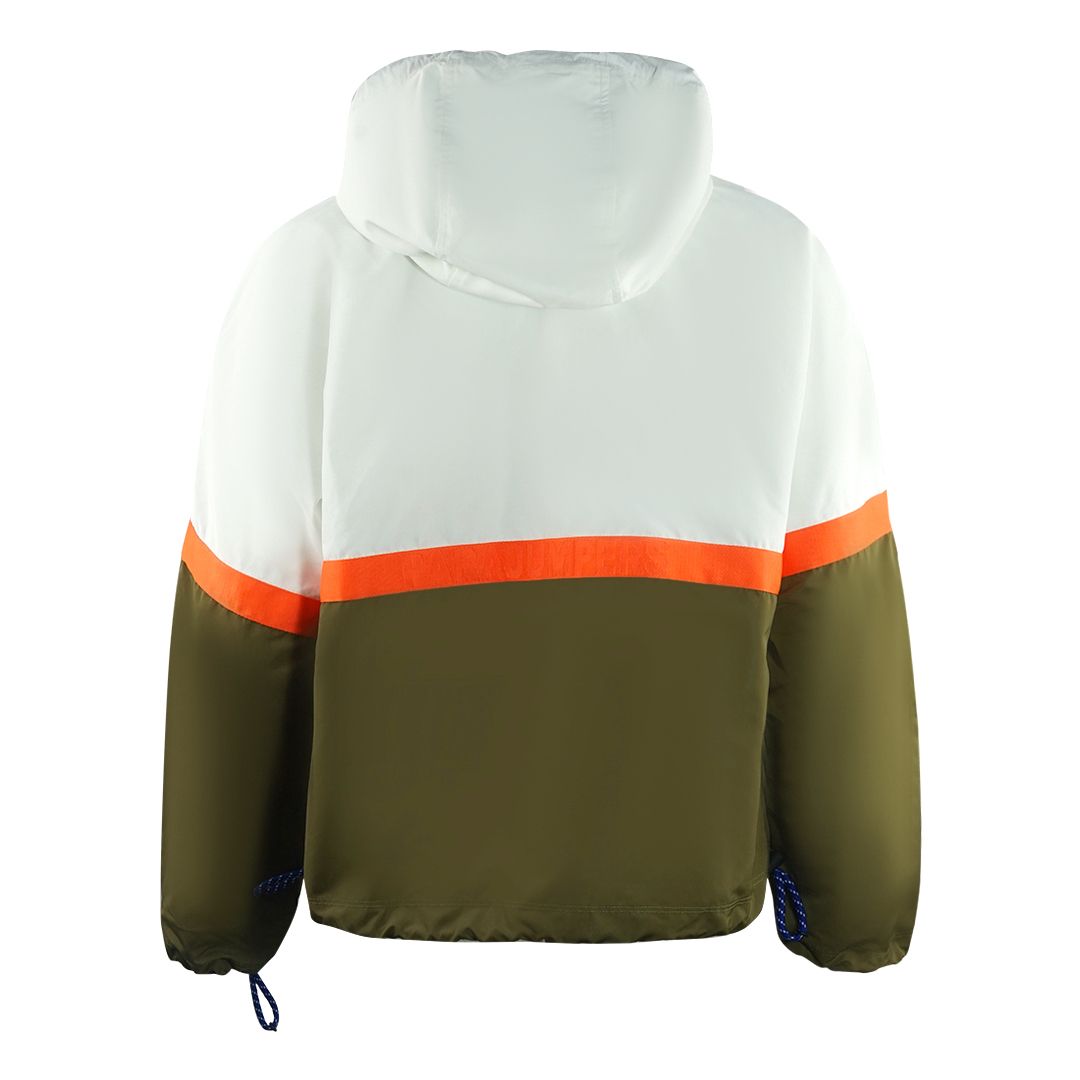 Mehrfarbiger Anorak mit Kapuze