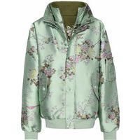 Wendbare Bomberjacke mit Blumenmuster