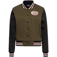 Bestickte Heartbreak Garage Collegejacke