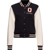 Vintage College-Sweatjacke mit Patch