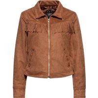 Western-Fransenjacke in Wildleder-Optik