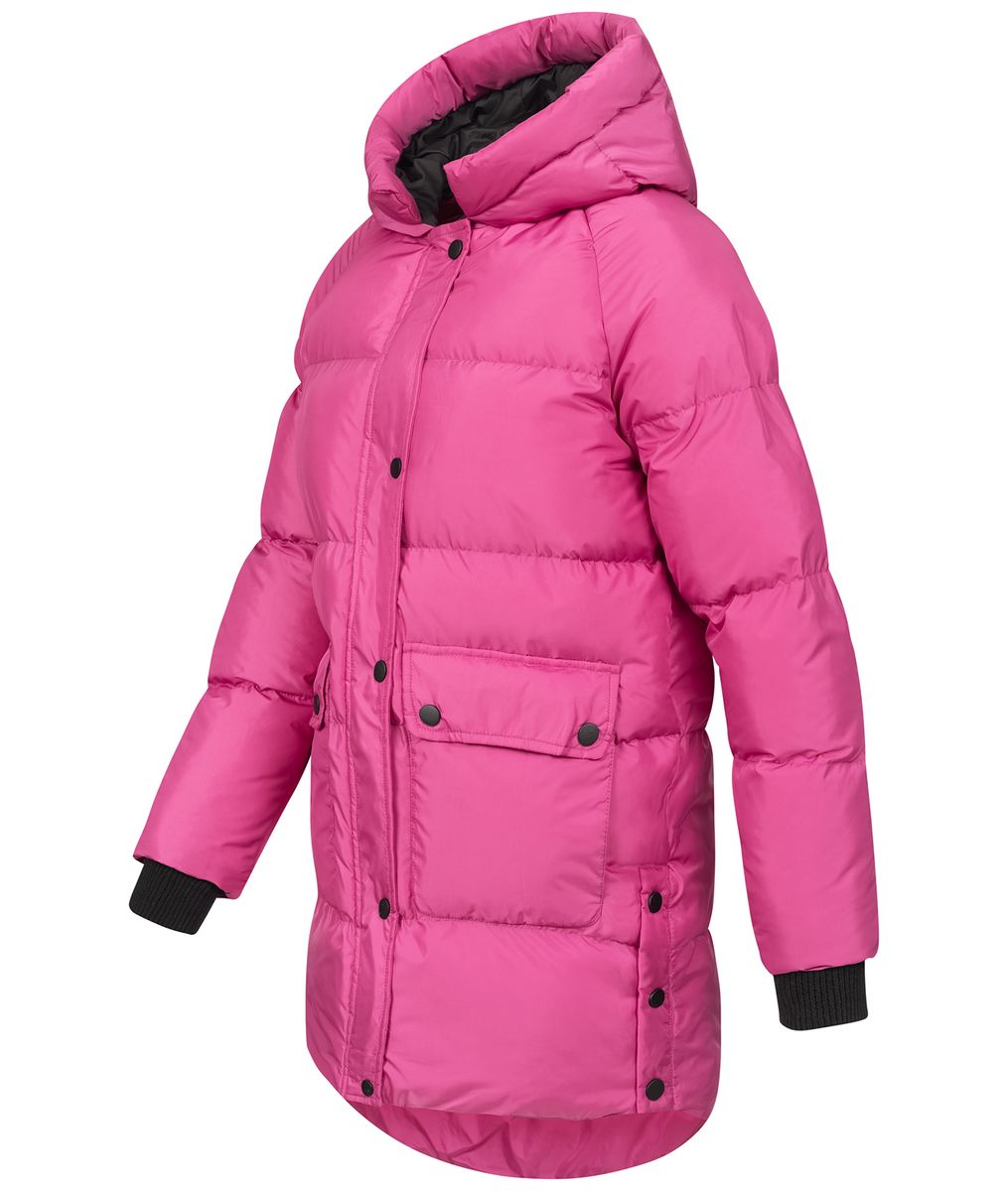 Übergroßer Stepp-Parka mit Kapuze