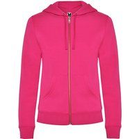 Taillierte Fleece-Kapuzenjacke
