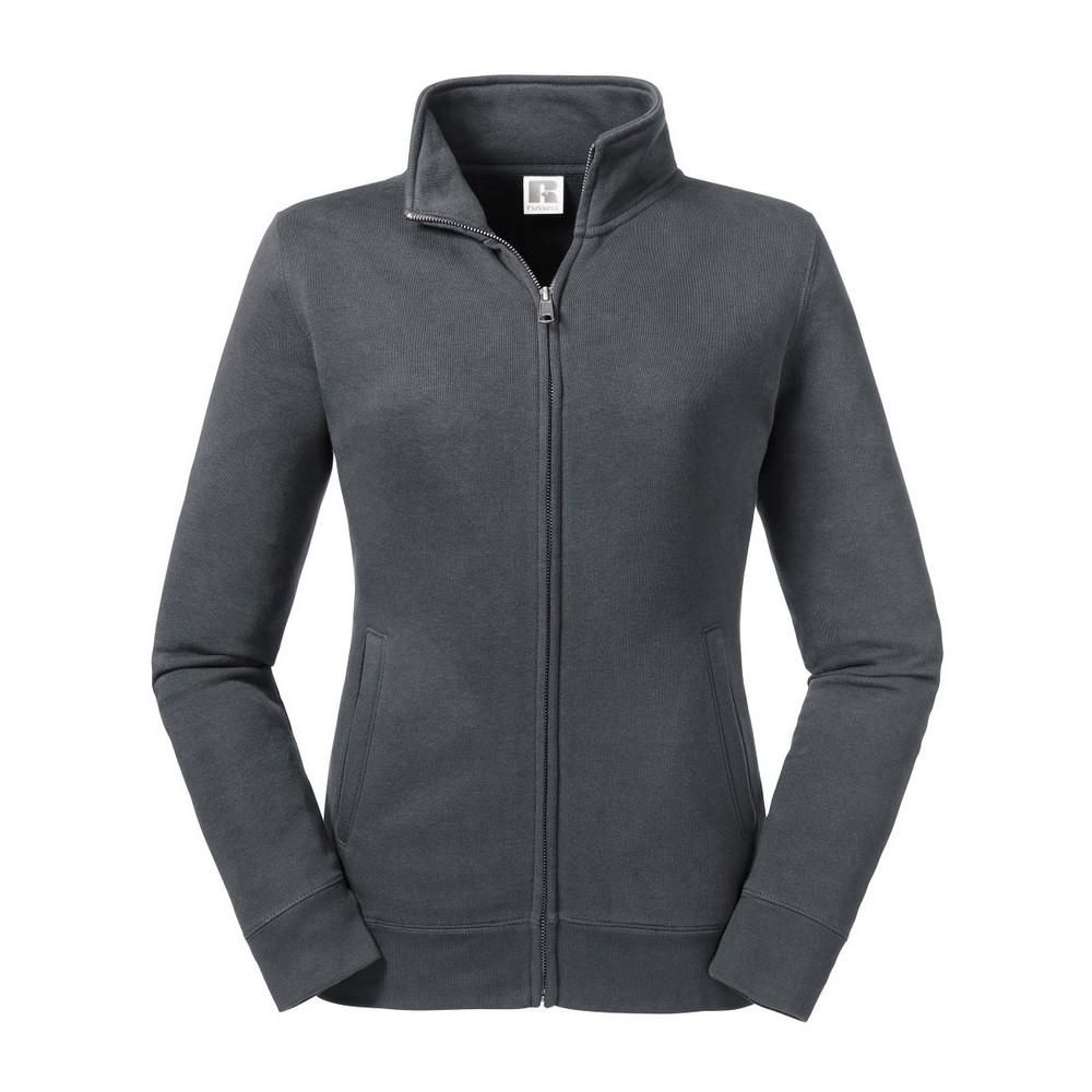 Taillierte Fleecejacke mit Reißverschluss