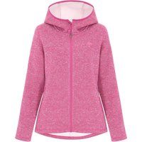 Kapuzenjacke aus Melange-Fleece