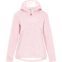 Weiche Melange-Fleecejacke mit Kapuze