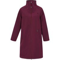 Langer Softshell-Parka mit Stehkragen