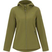 Wetterfeste Softshelljacke mit Kapuze