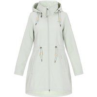 Softshell-Parka mit Kapuze und Tunnelzug