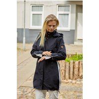 Funktionaler mittellanger Parka mit Kapuze