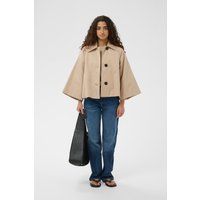 Boxy Kurzjacke im Cape-Stil