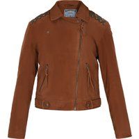 Verzierte Bikerjacke im Vintage-Stil