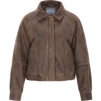 Vintage Leder Bomberjacke