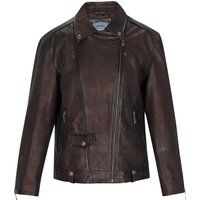 Vintage Lammleder Bikerjacke