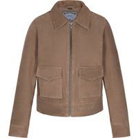 Kurze Wildlederjacke im Vintage-Stil
