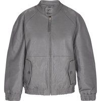 Lederjacke im Vintage-Stil