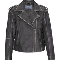 Bikerjacke aus Leder im Vintage-Look