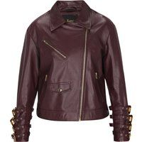 Bikerjacke mit Schnallendetails