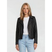 Klassische Bikerjacke aus Leder