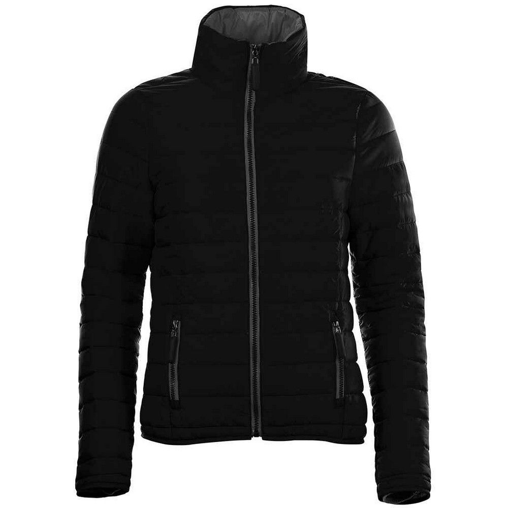 Gesteppte leichte Stehkragenjacke