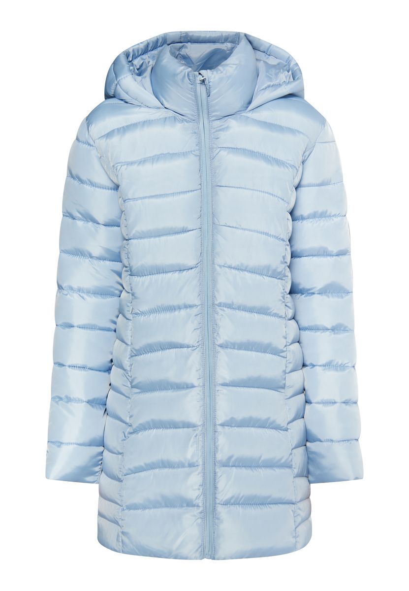 Wattierter Steppparka mit Kapuze
