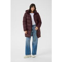 Gesteppte Mittellange Steppjacke mit Kapuze