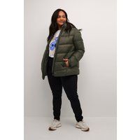 Wattierte Steppjacke mit Kapuze