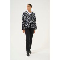 Florale Gesteppte Baumwoll-Leichtjacke