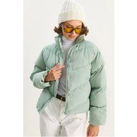 Gesteppte Pufferjacke mit Stehkragen