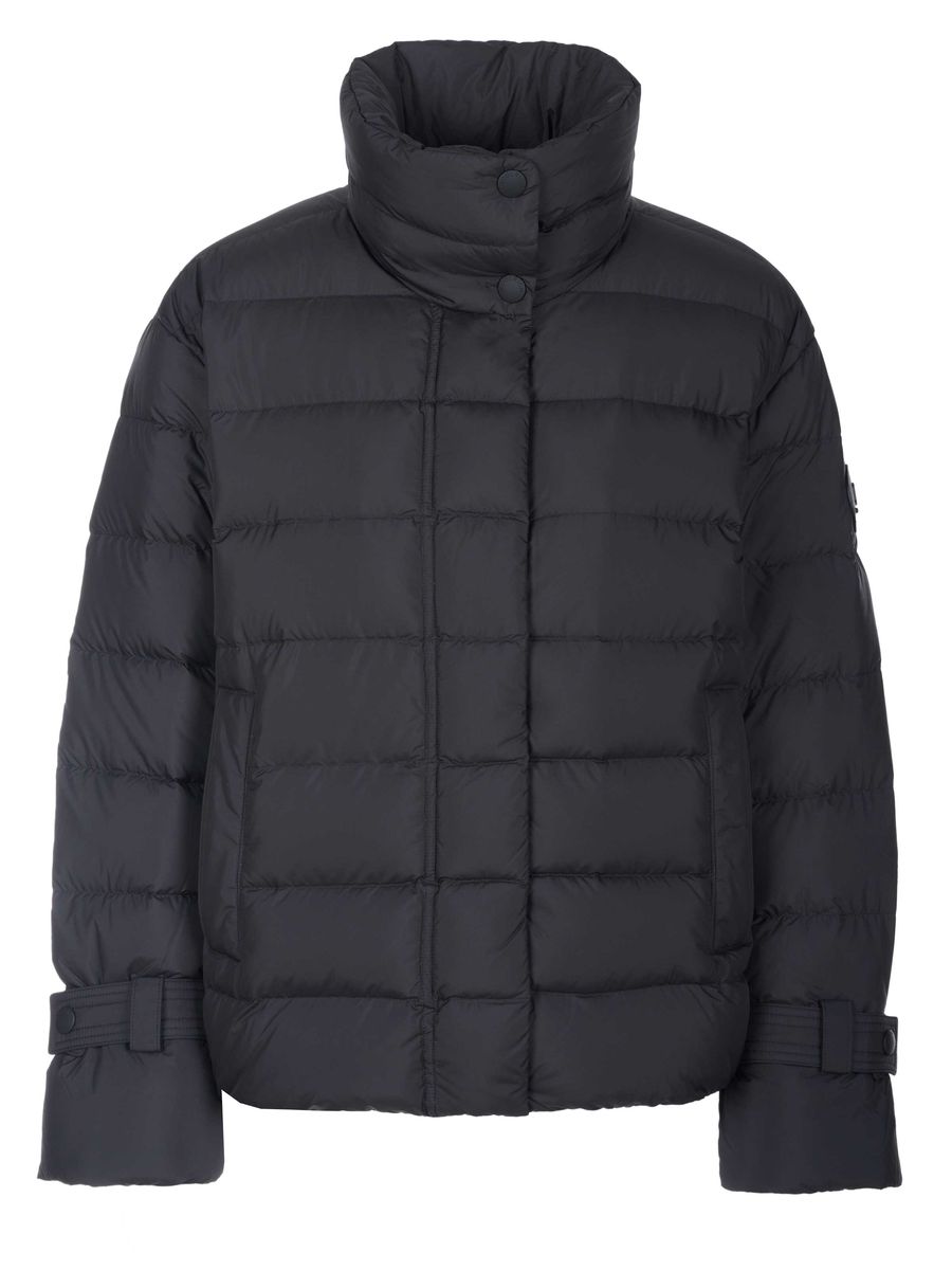 Gesteppte Daunenjacke mit Stehkragen