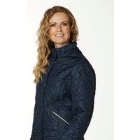 Gesteppte Übergangsjacke mit Rautenmuster