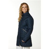 Gesteppte Übergangsjacke mit Diamantmuster
