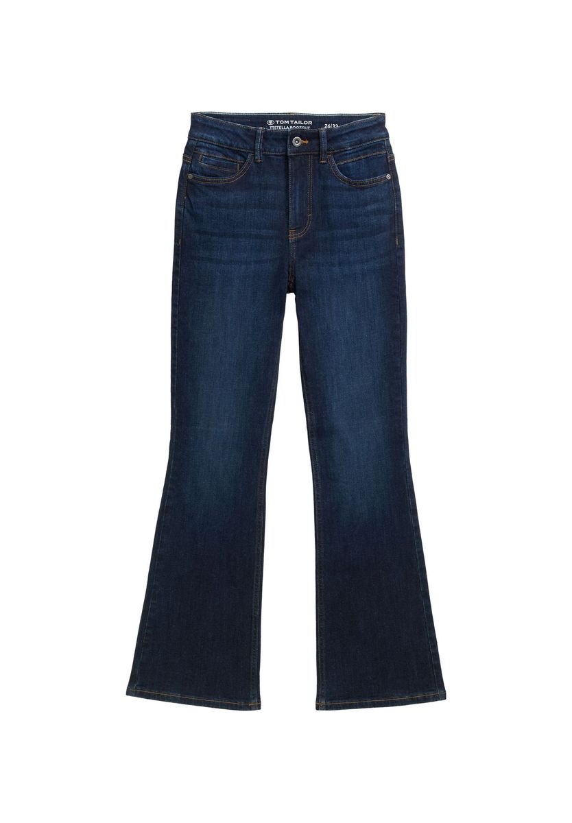 High Waist Bootcut 5-Pocket Jeans