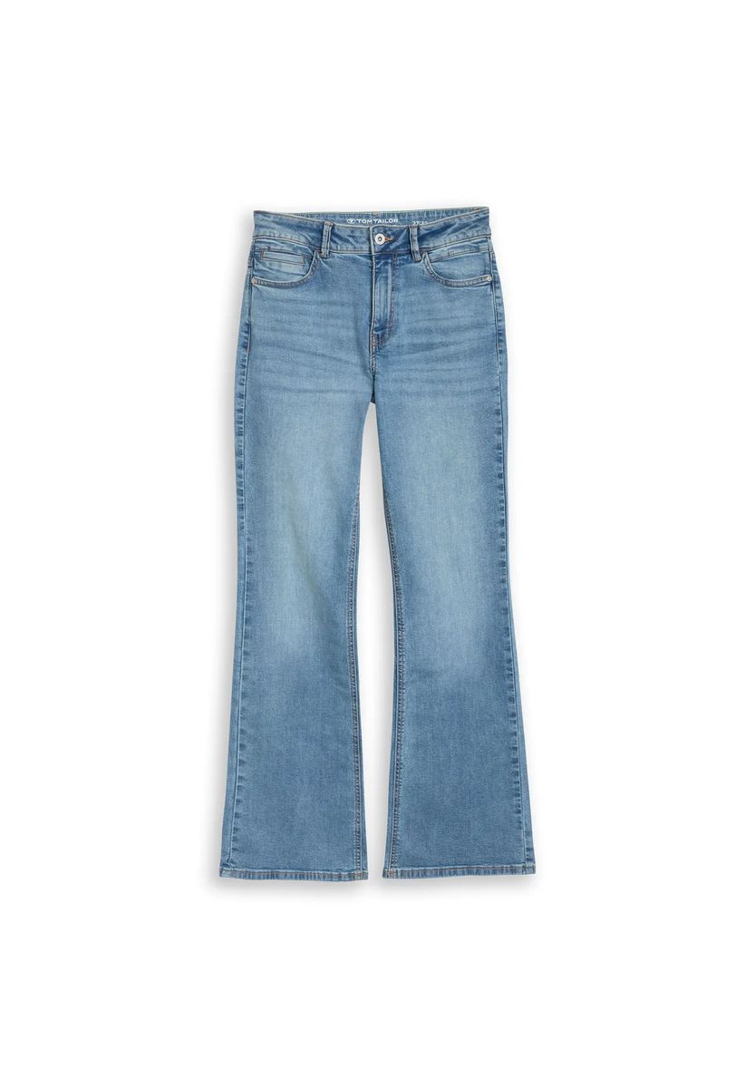 High Waist Bootcut 5-Pocket Jeans