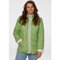 Leichte Steppjacke mit Geometriemuster