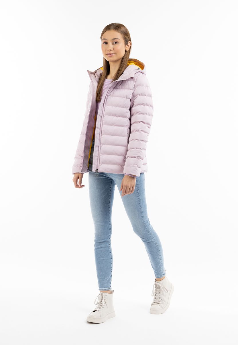 Gesteppte Winterjacke mit Kapuze