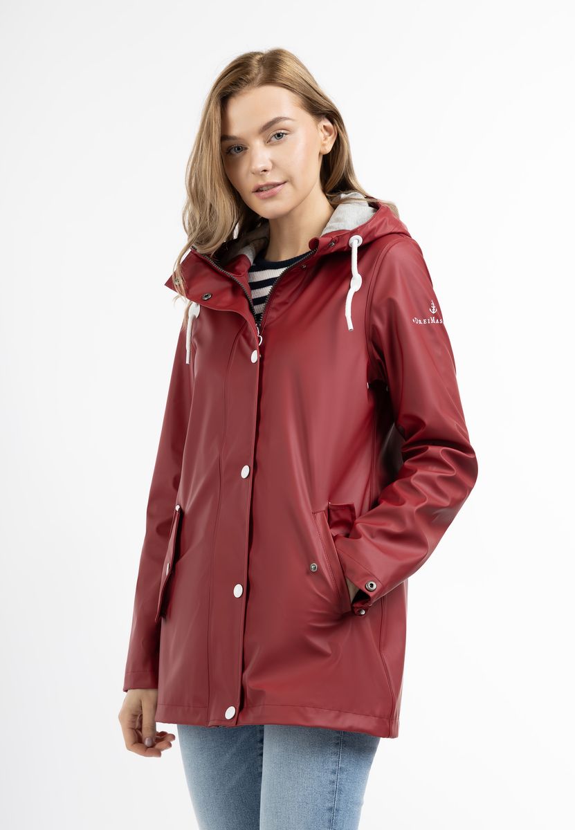 Klassische Maritime Kapuzen-Regenjacke