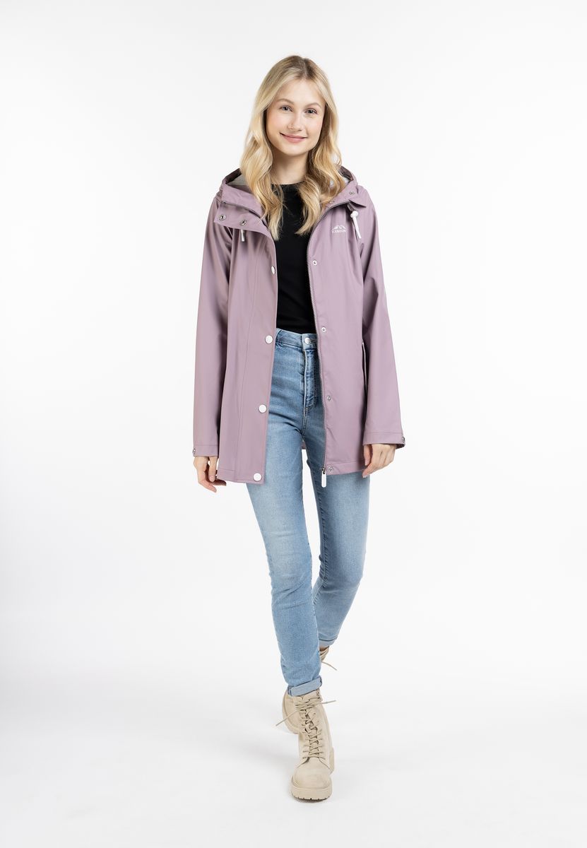 Taillierter funktioneller Parka mit Kapuze