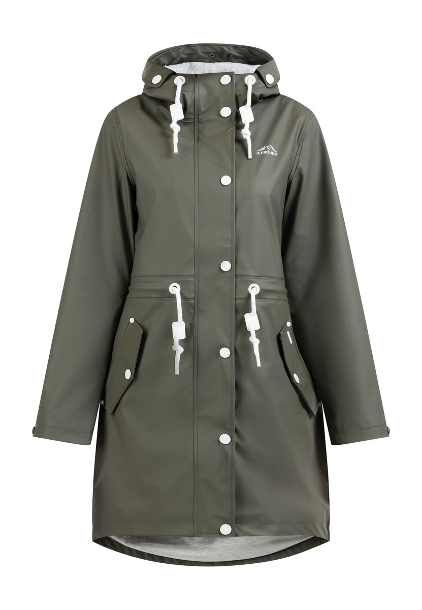 Wasserfester Regenparka mit Kapuze