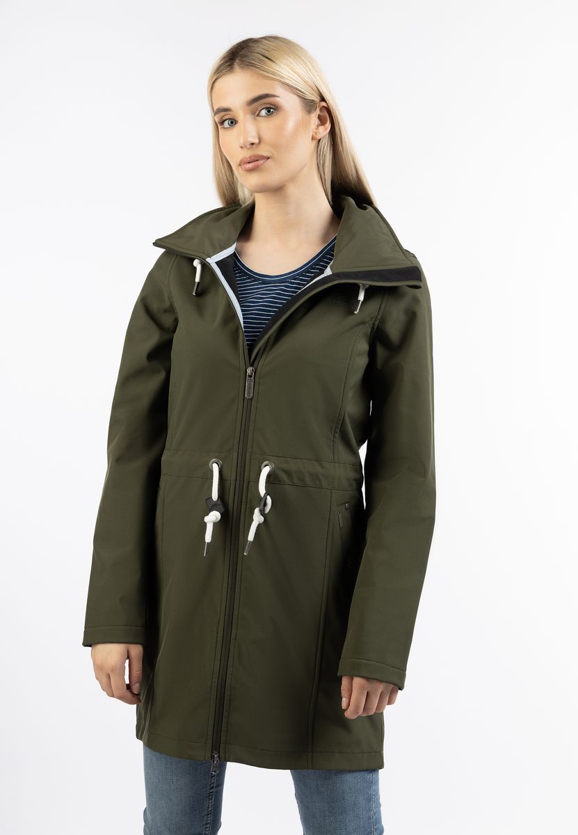 Sportlicher Softshell mit Taillenzug