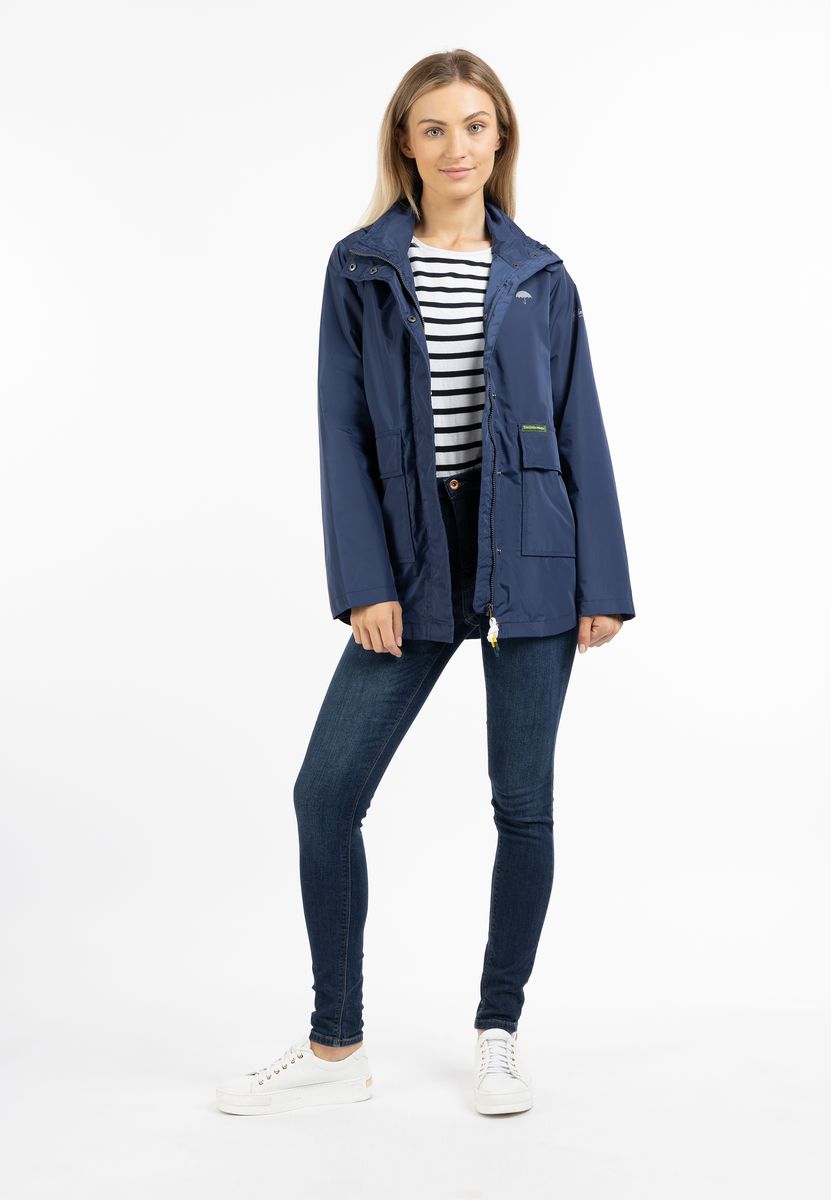 Wasserdichte Übergangsjacke mit Kapuze