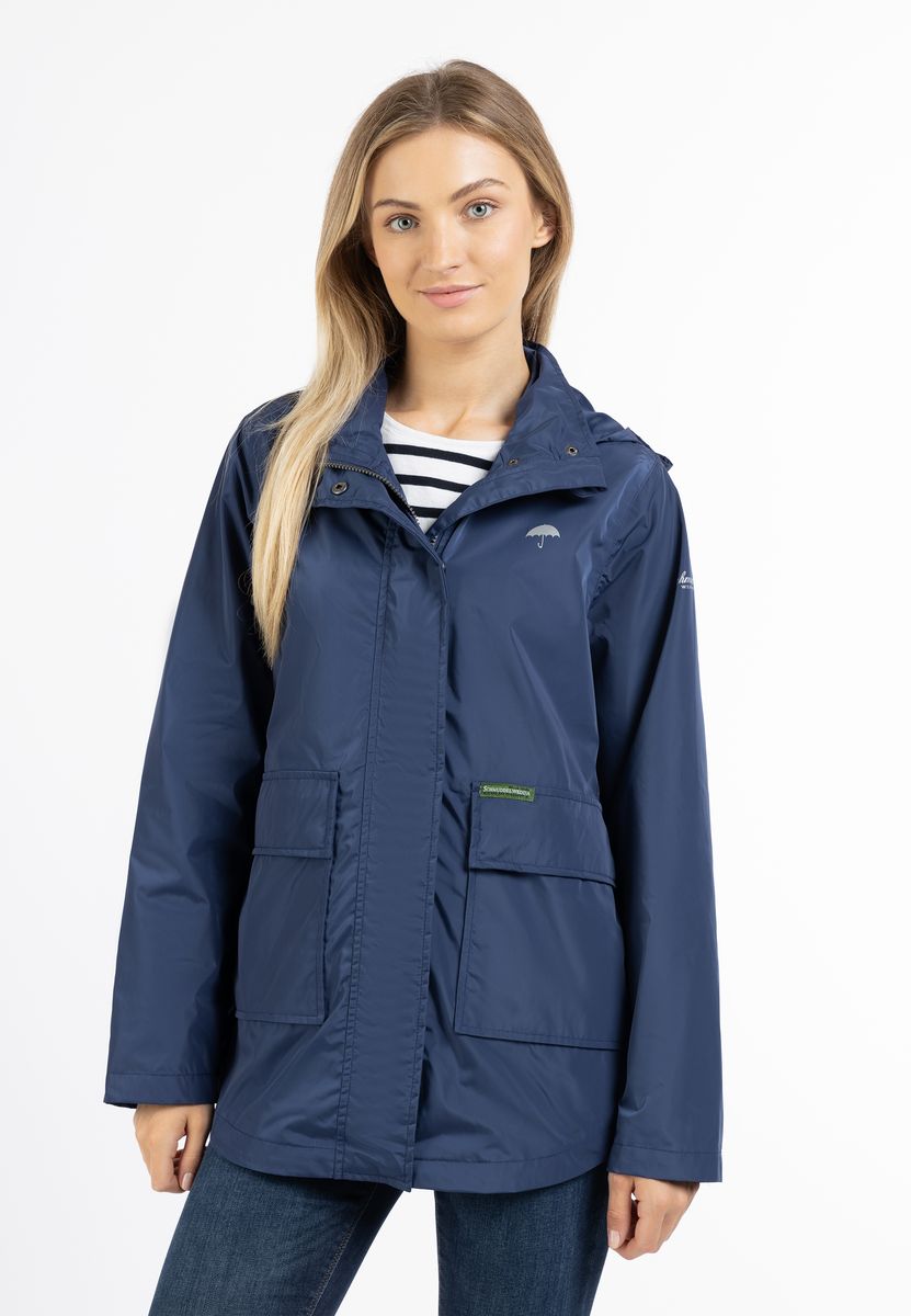 Wasserdichte Übergangsjacke mit Kapuze
