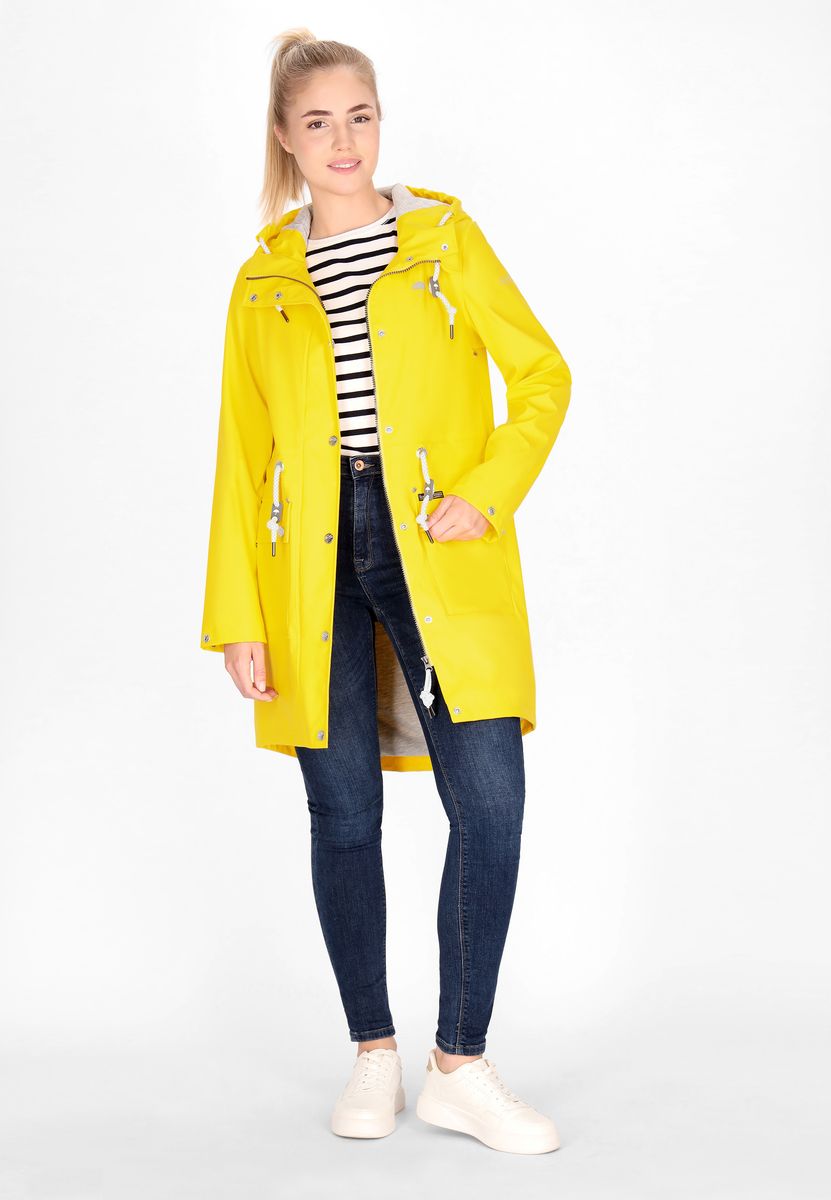 Wasserdichter Kapuzenparka mit Kordelzug