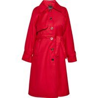 Klassischer Trenchcoat mit Gürtel und Koller